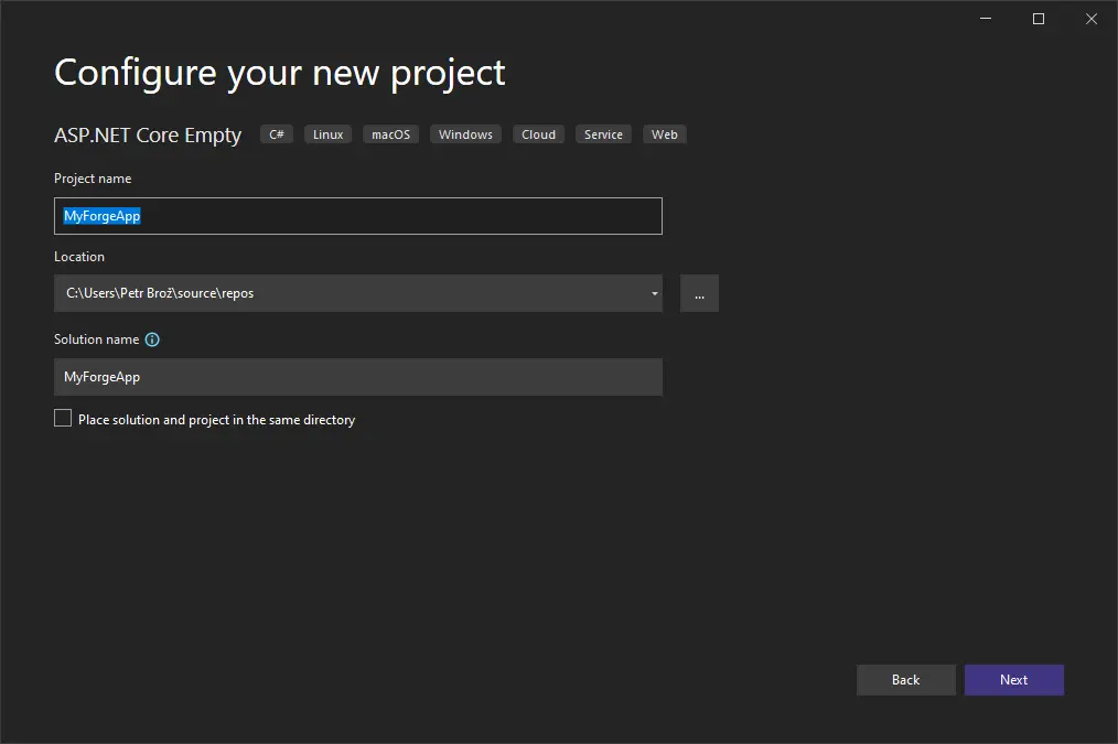 Configure project